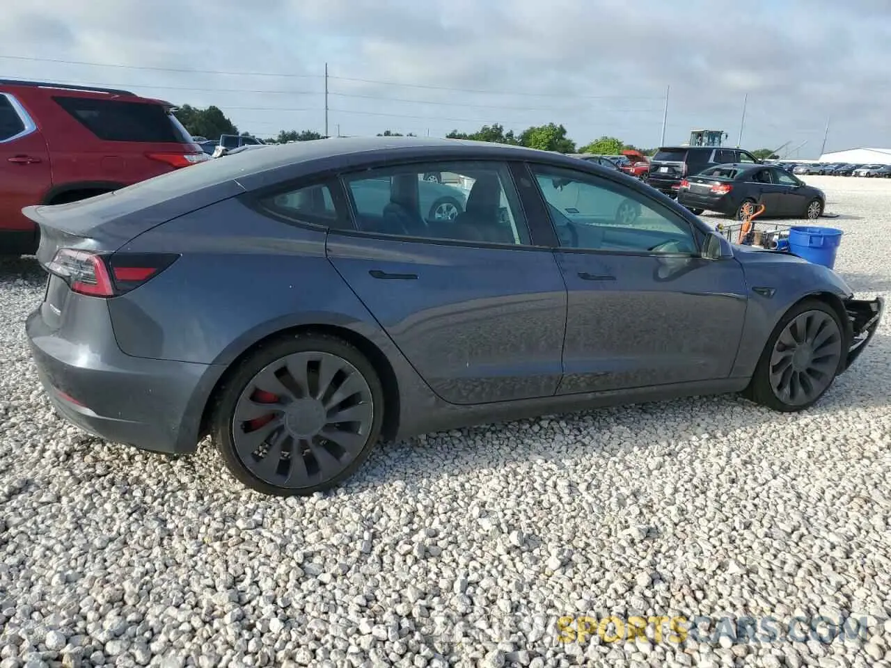 3 Фотография поврежденного автомобиля 5YJ3E1ECXMF862690 TESLA MODEL 3 2021