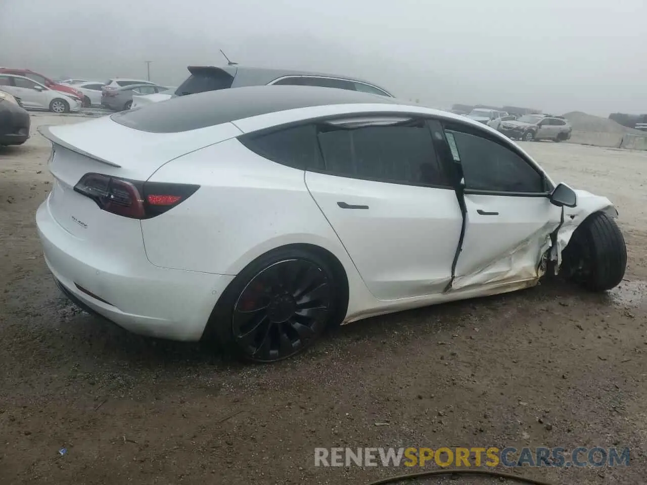 3 Фотография поврежденного автомобиля 5YJ3E1ECXMF984417 TESLA MODEL 3 2021