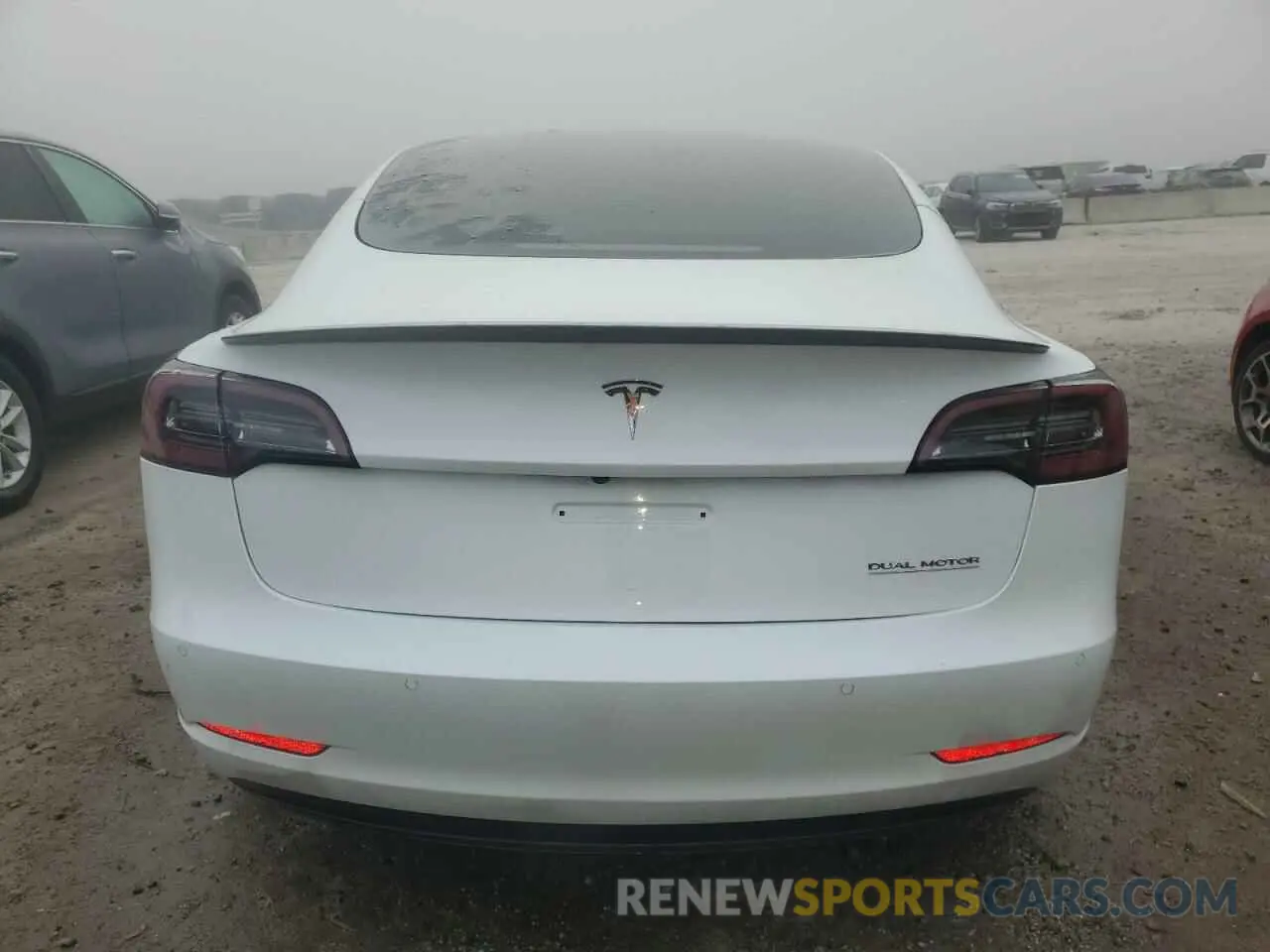 6 Фотография поврежденного автомобиля 5YJ3E1ECXMF984417 TESLA MODEL 3 2021