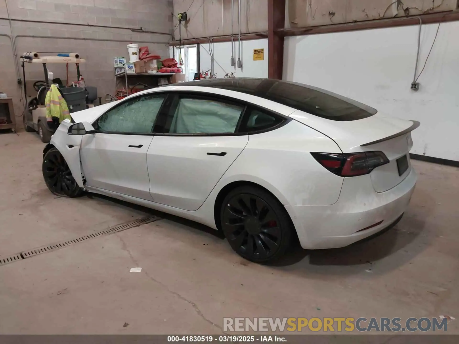 3 Photograph of a damaged car 5YJ3E1ECXMF991836 TESLA MODEL 3 2021