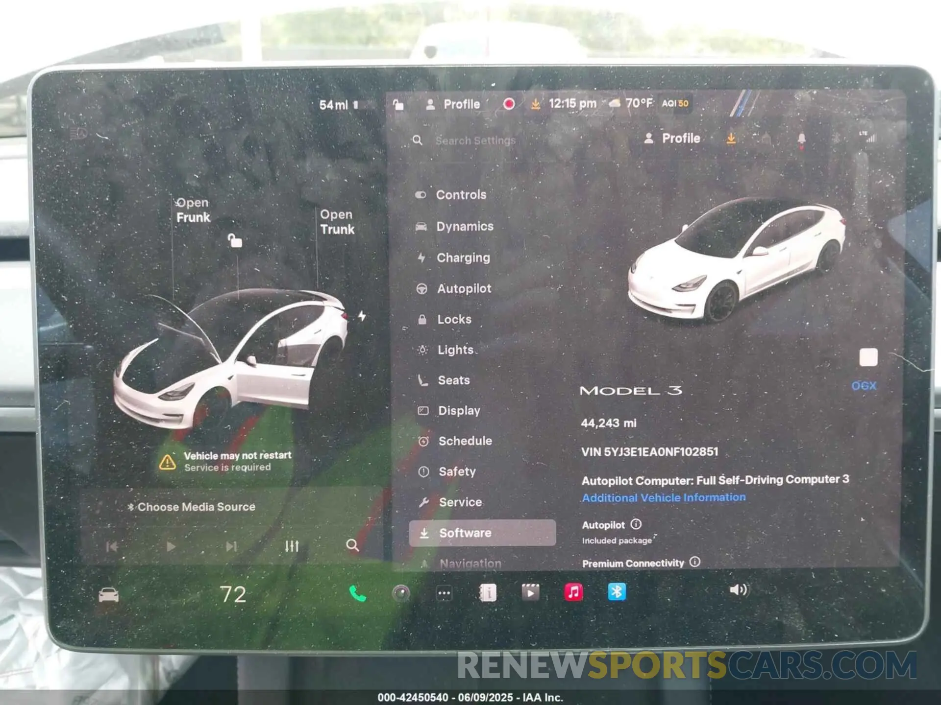 7 Фотография поврежденного автомобиля 5YJ3E1EA0NF102851 TESLA MODEL 3 2022