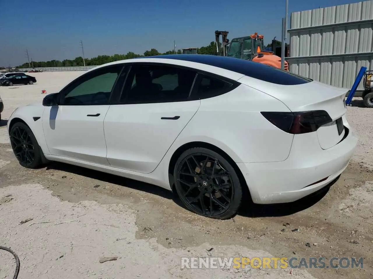 2 Photograph of a damaged car 5YJ3E1EA0NF108956 TESLA MODEL 3 2022