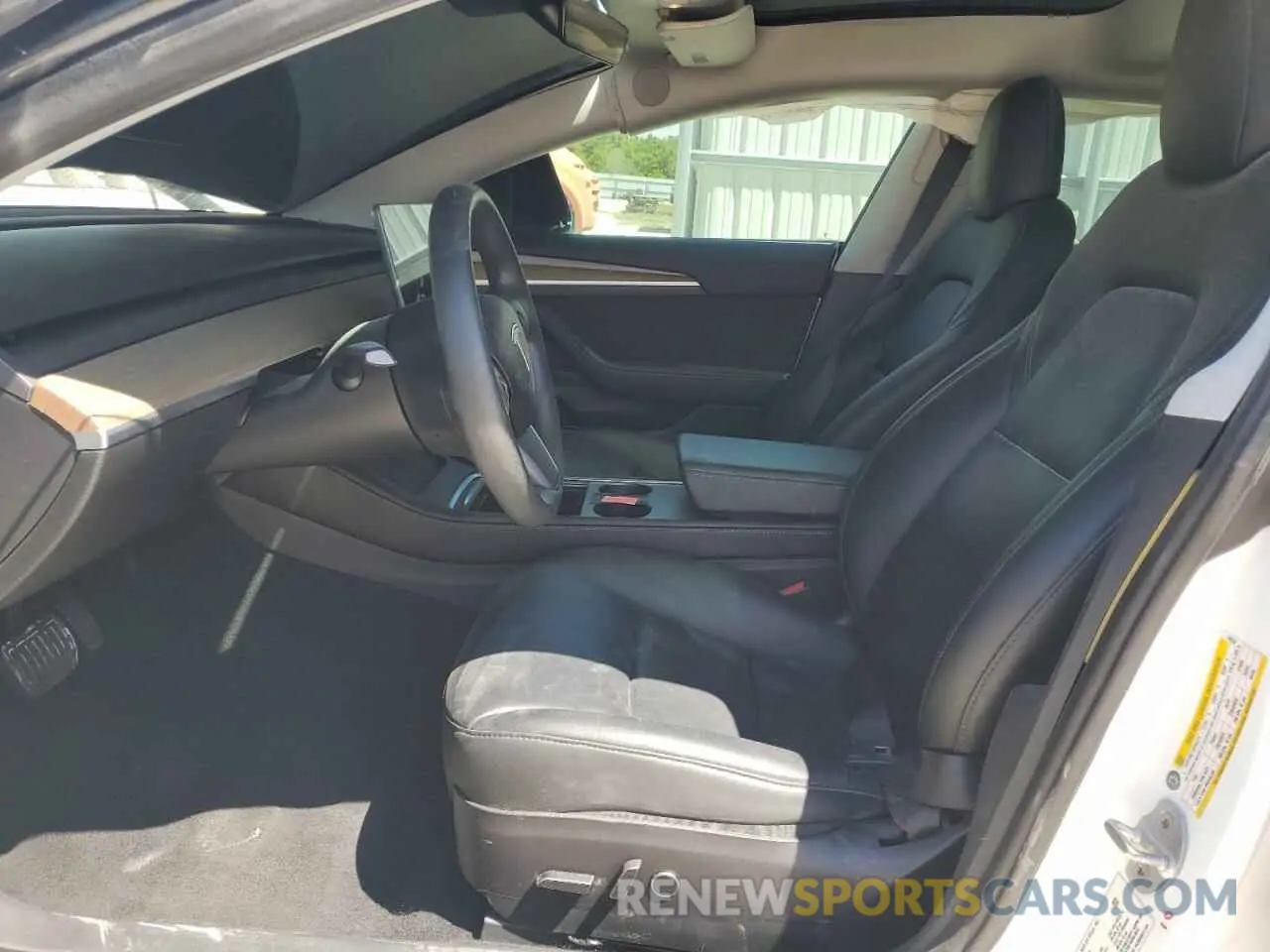 7 Photograph of a damaged car 5YJ3E1EA0NF108956 TESLA MODEL 3 2022