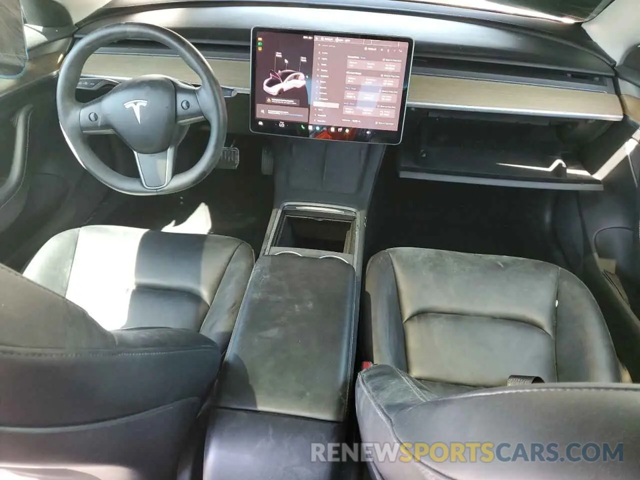 8 Photograph of a damaged car 5YJ3E1EA0NF108956 TESLA MODEL 3 2022