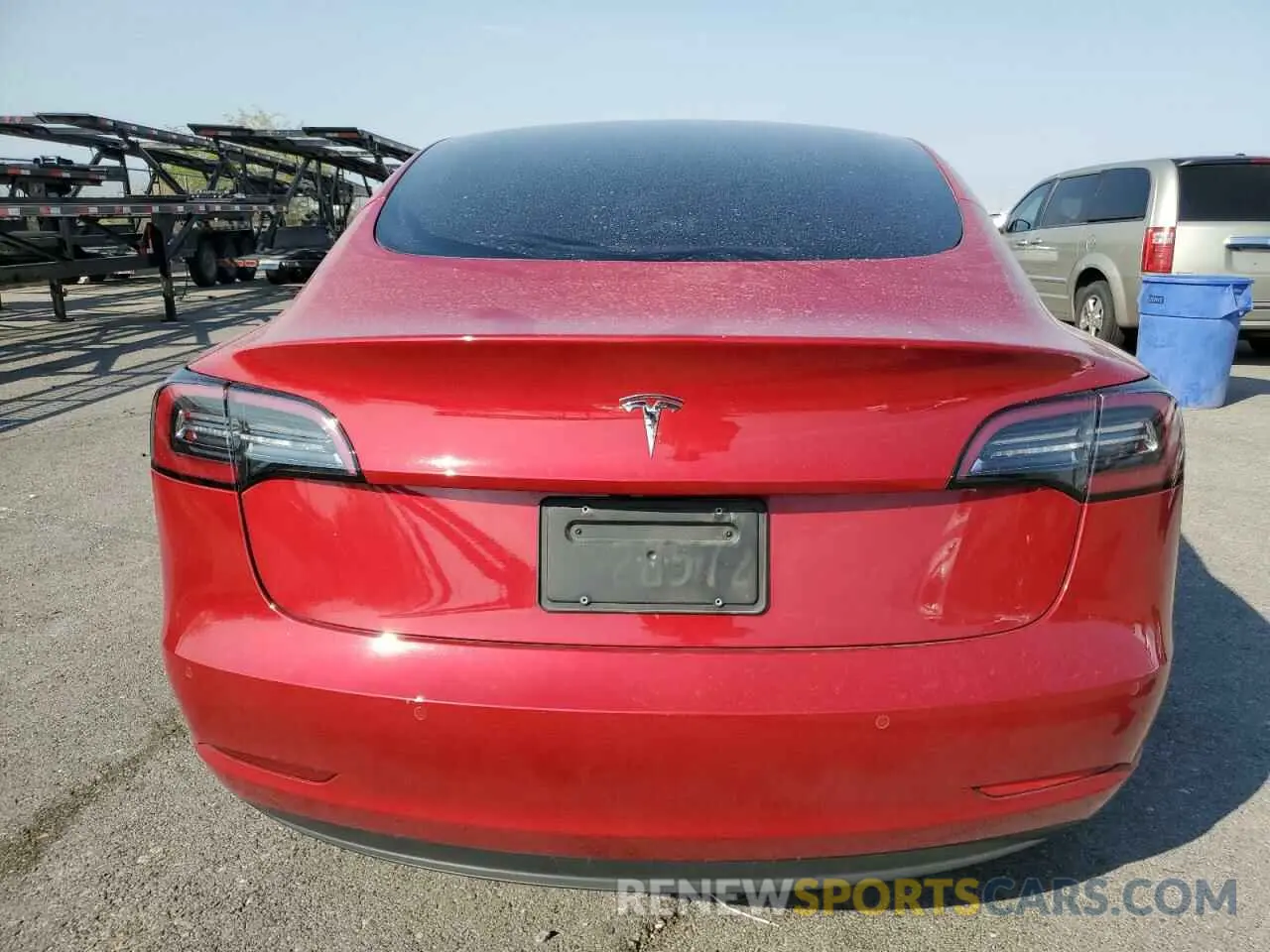 6 Photograph of a damaged car 5YJ3E1EA0NF115227 TESLA MODEL 3 2022
