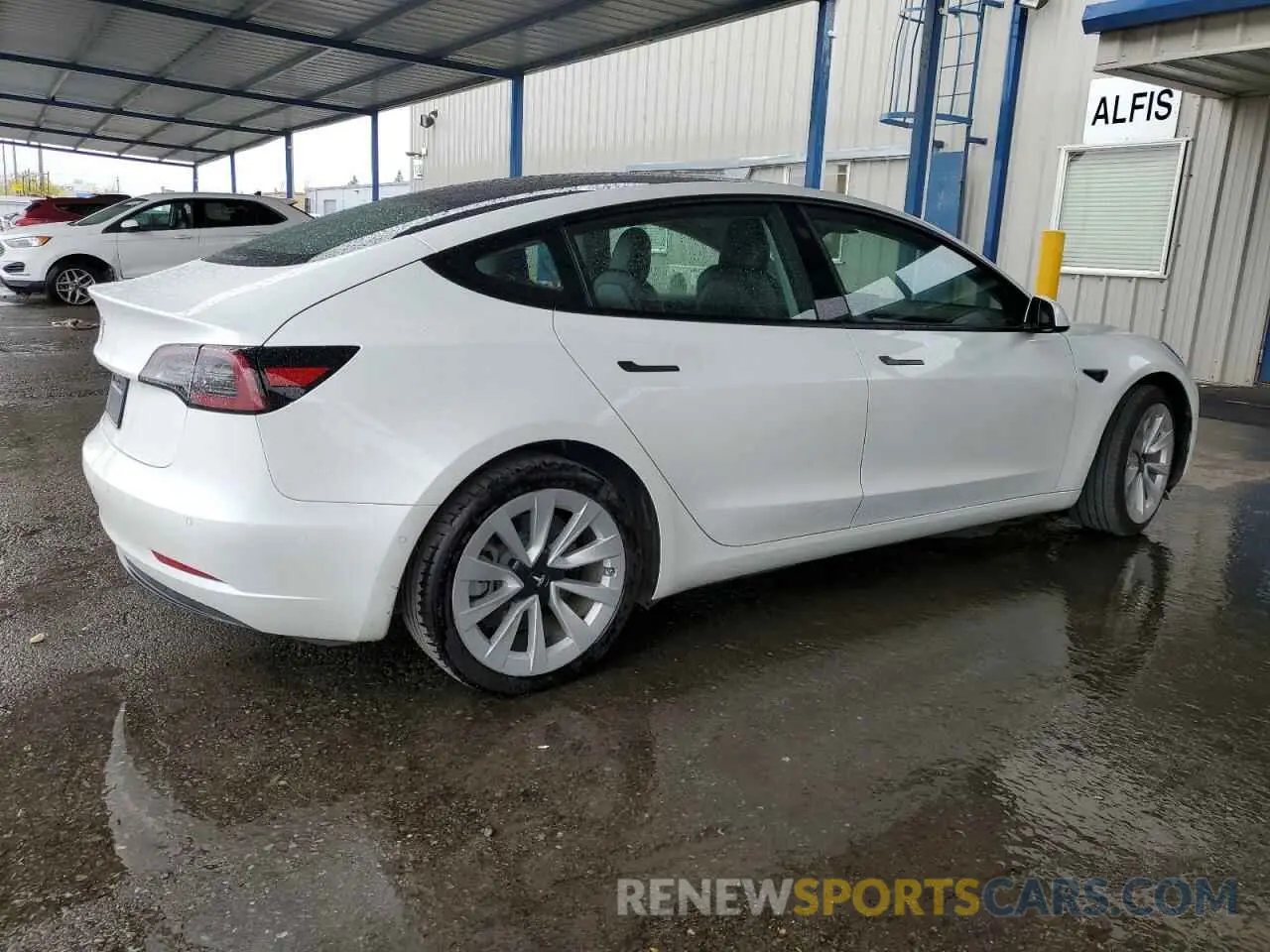 3 Photograph of a damaged car 5YJ3E1EA0NF145537 TESLA MODEL 3 2022
