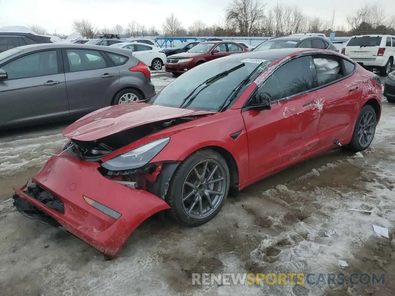 1 Фотография поврежденного автомобиля 5YJ3E1EA0NF157719 TESLA MODEL 3 2022