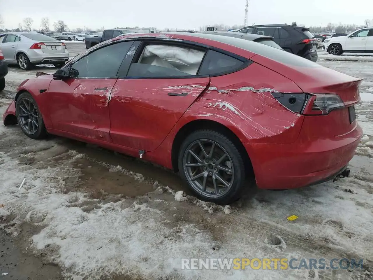 2 Фотография поврежденного автомобиля 5YJ3E1EA0NF157719 TESLA MODEL 3 2022