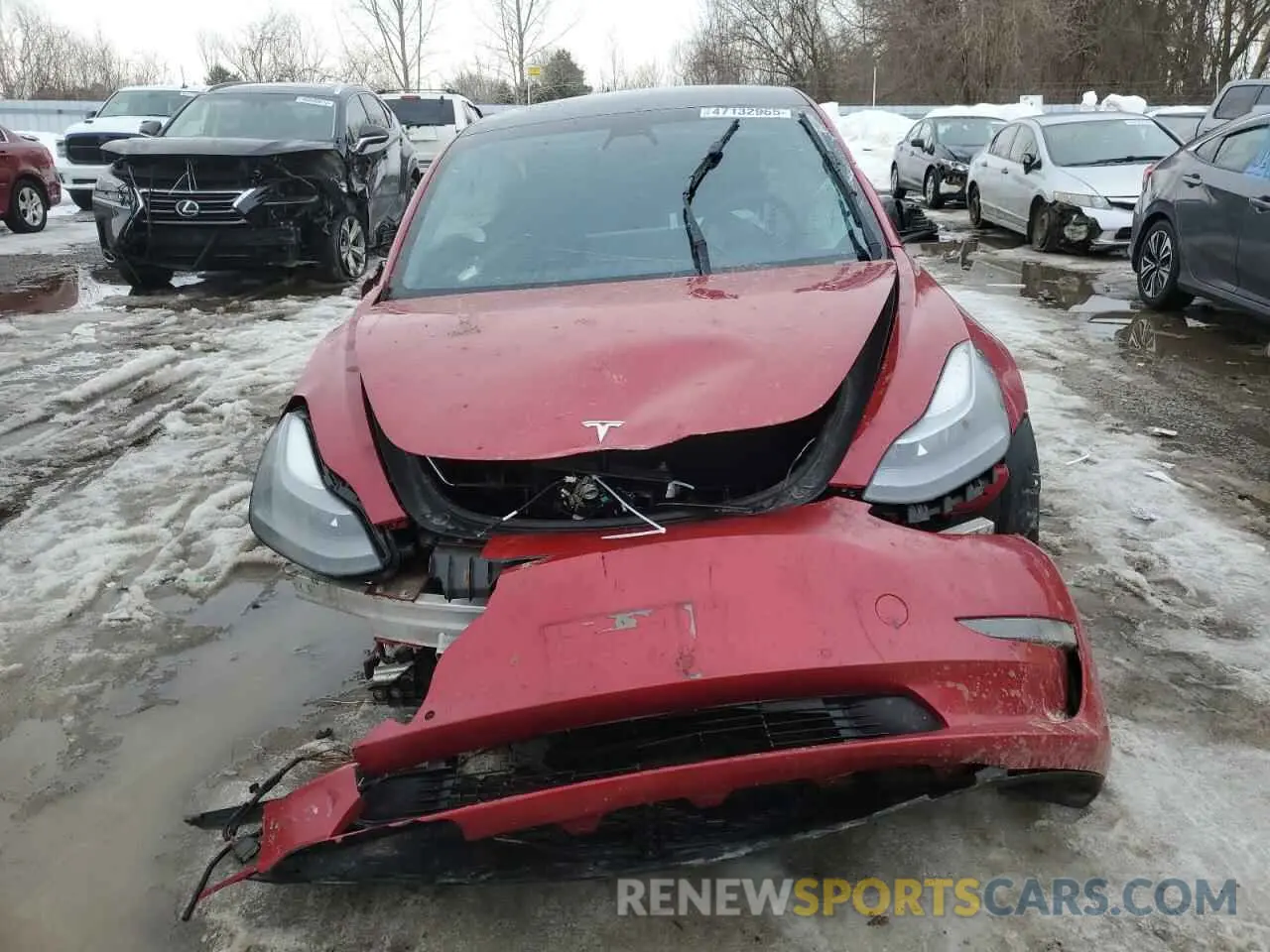 5 Фотография поврежденного автомобиля 5YJ3E1EA0NF157719 TESLA MODEL 3 2022