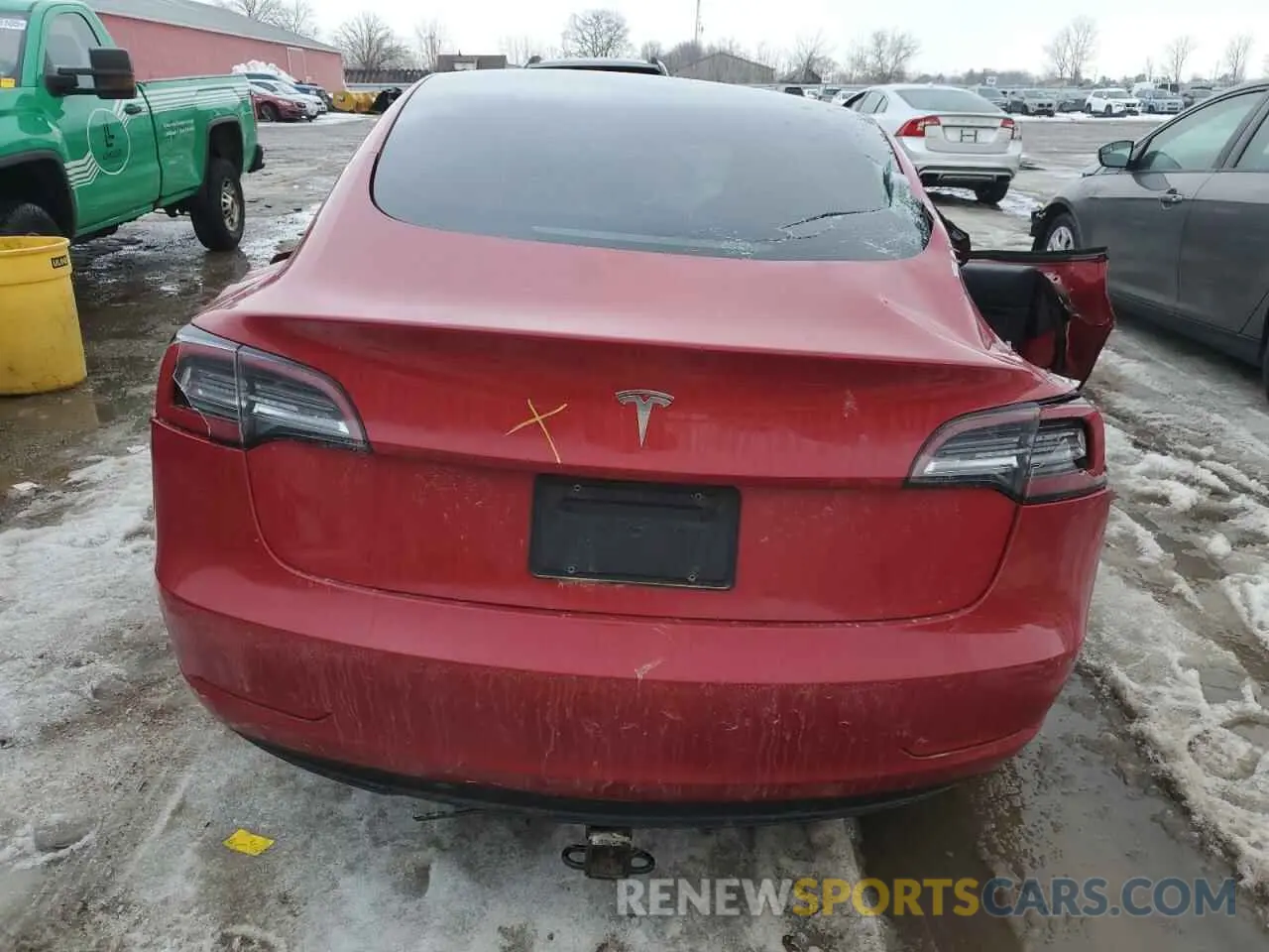 6 Фотография поврежденного автомобиля 5YJ3E1EA0NF157719 TESLA MODEL 3 2022