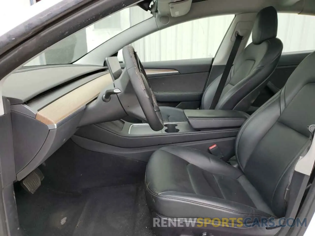 7 Photograph of a damaged car 5YJ3E1EA0NF186833 TESLA MODEL 3 2022