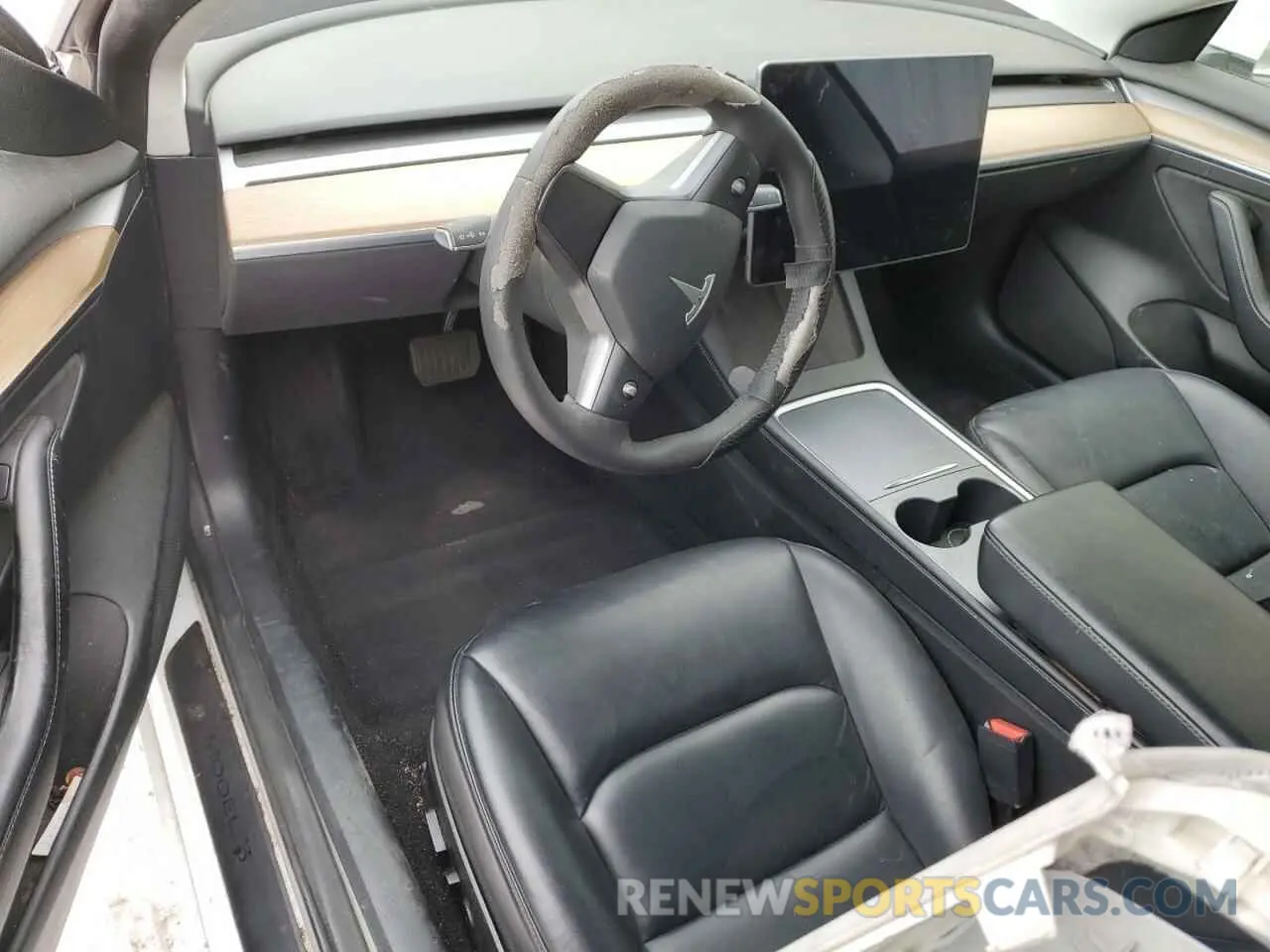 8 Photograph of a damaged car 5YJ3E1EA0NF186833 TESLA MODEL 3 2022