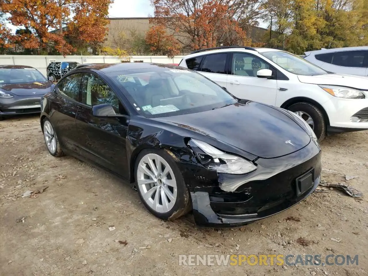1 Фотография поврежденного автомобиля 5YJ3E1EA0NF187237 TESLA MODEL 3 2022
