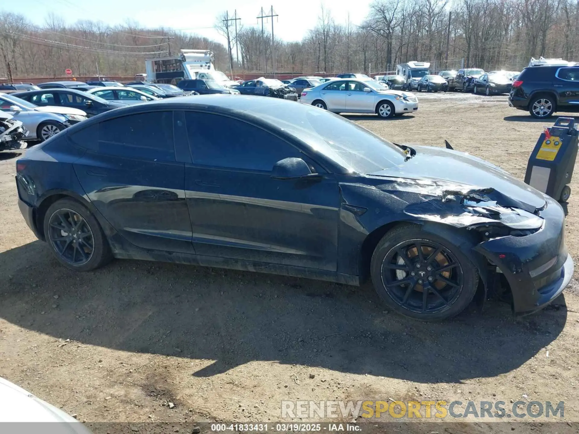 12 Photograph of a damaged car 5YJ3E1EA0NF190056 TESLA MODEL 3 2022