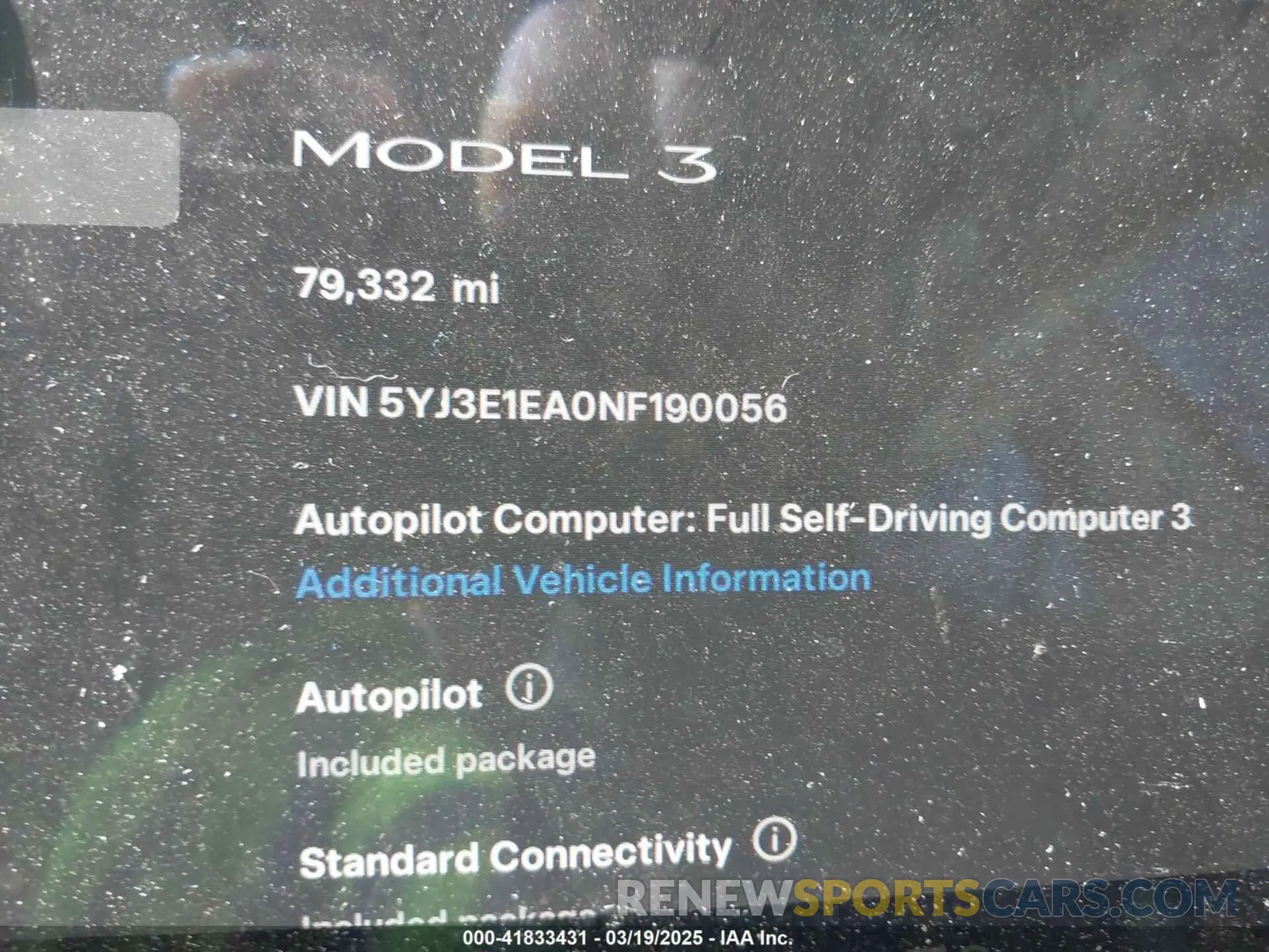 14 Photograph of a damaged car 5YJ3E1EA0NF190056 TESLA MODEL 3 2022