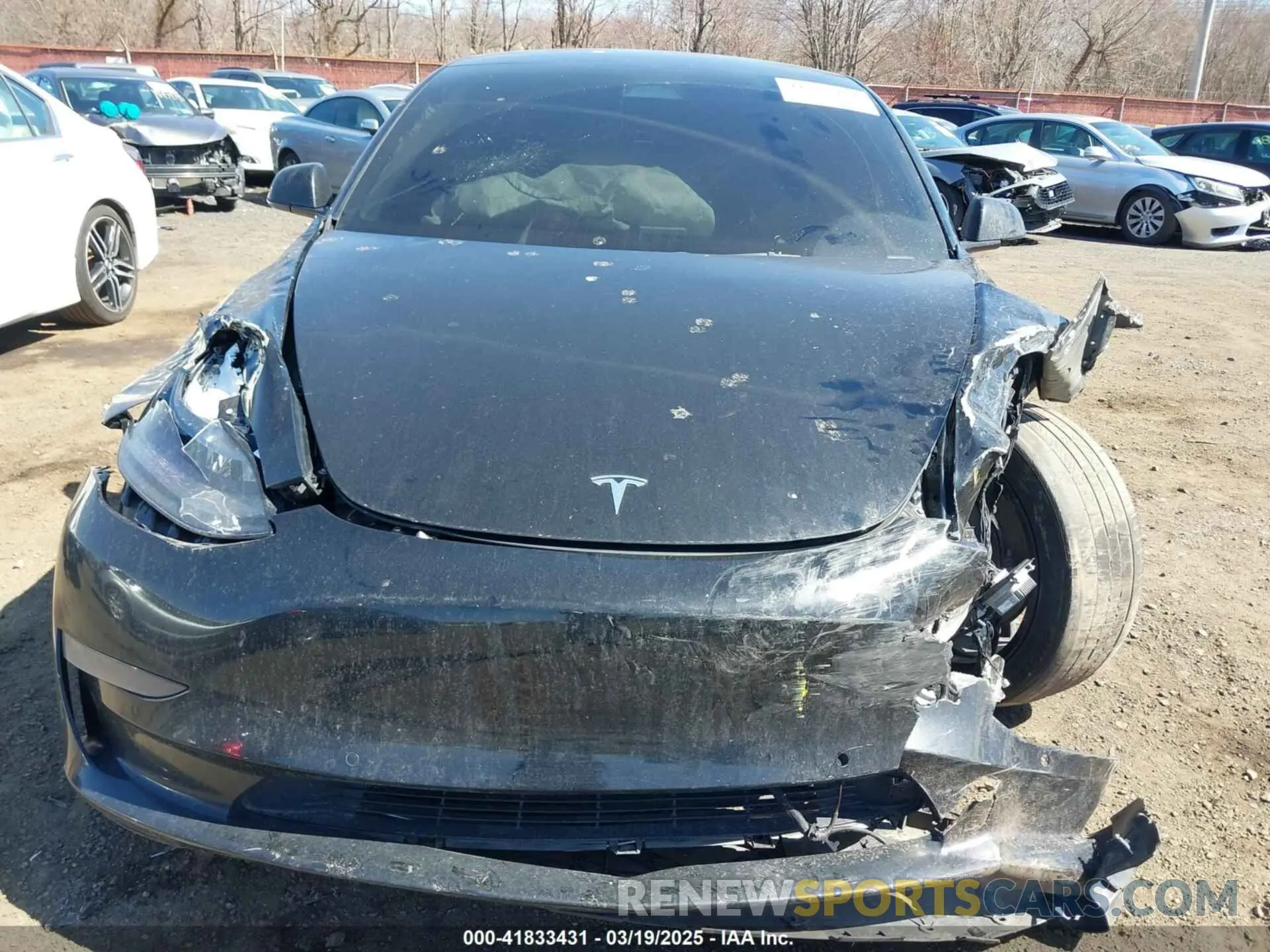 18 Photograph of a damaged car 5YJ3E1EA0NF190056 TESLA MODEL 3 2022