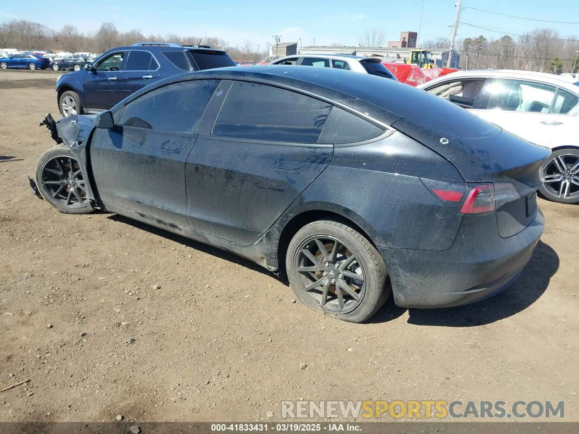 3 Photograph of a damaged car 5YJ3E1EA0NF190056 TESLA MODEL 3 2022