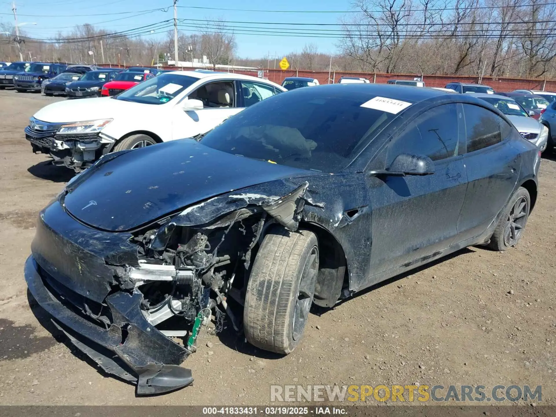 6 Photograph of a damaged car 5YJ3E1EA0NF190056 TESLA MODEL 3 2022