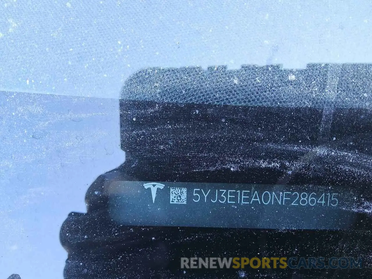 12 Photograph of a damaged car 5YJ3E1EA0NF286415 TESLA MODEL 3 2022