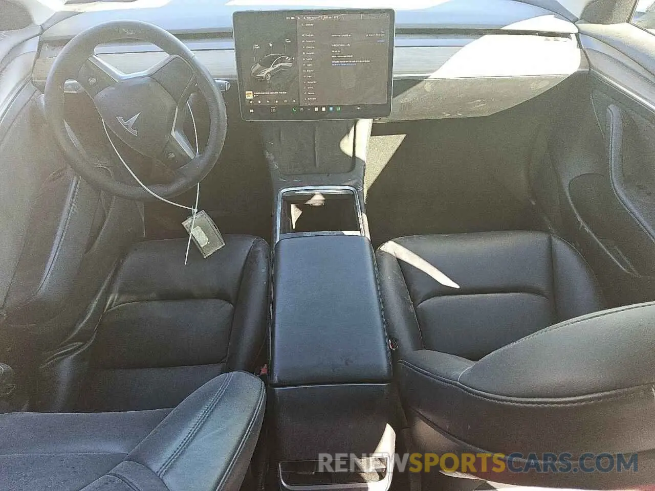8 Photograph of a damaged car 5YJ3E1EA0NF286415 TESLA MODEL 3 2022