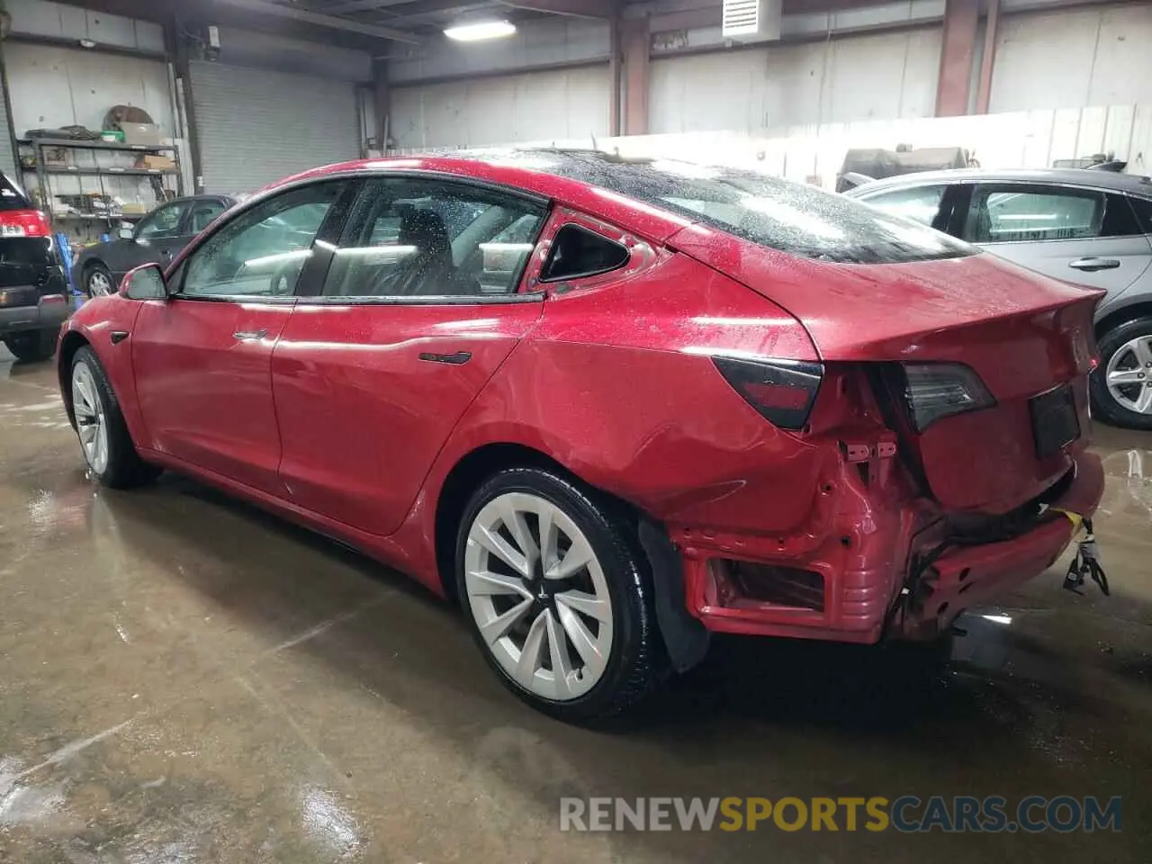 2 Фотография поврежденного автомобиля 5YJ3E1EA0NF304024 TESLA MODEL 3 2022