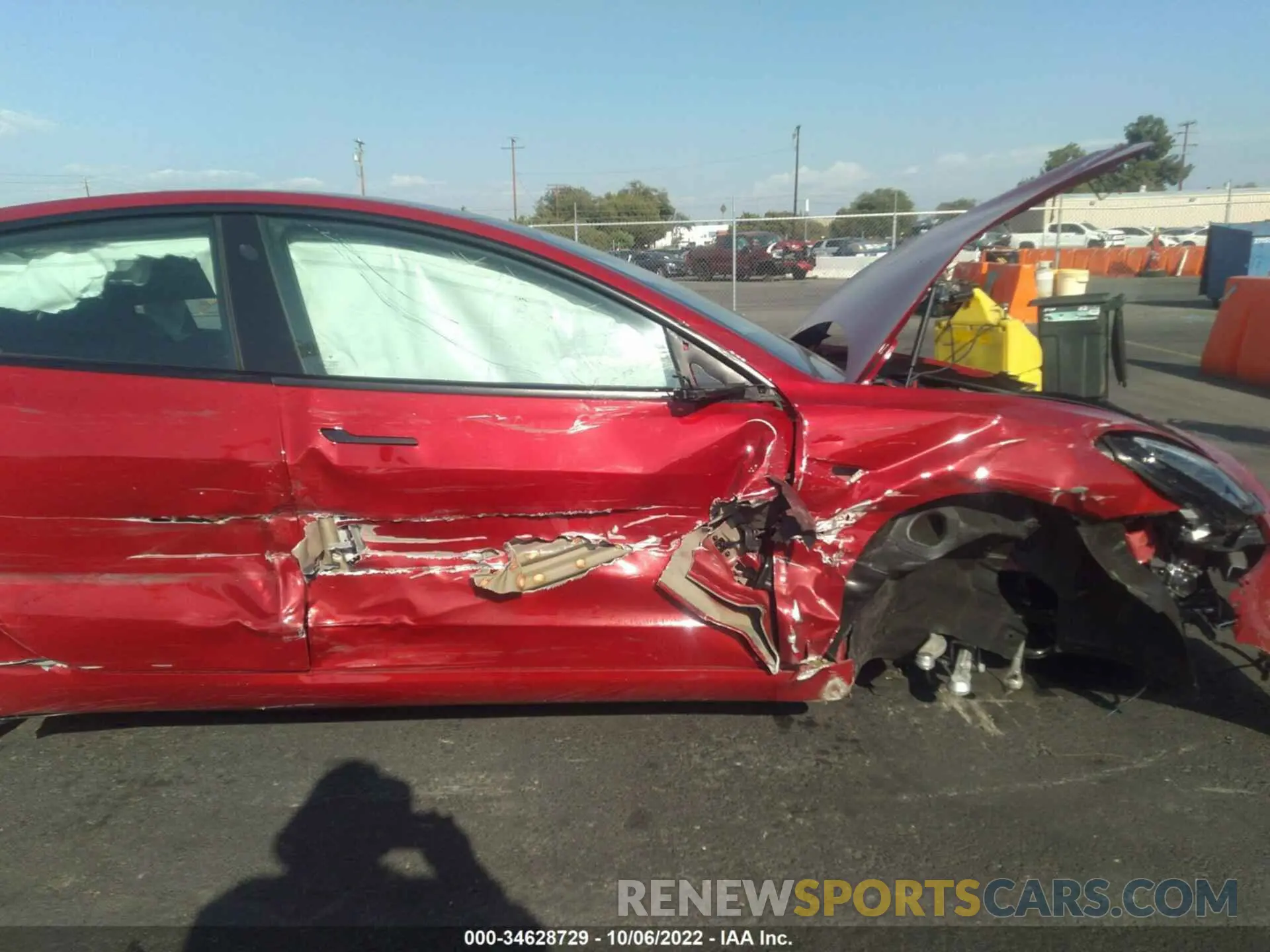 6 Photograph of a damaged car 5YJ3E1EA0NF316383 TESLA MODEL 3 2022