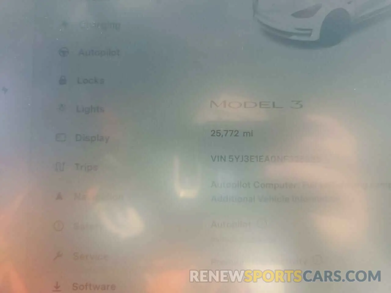 9 Photograph of a damaged car 5YJ3E1EA0NF328985 TESLA MODEL 3 2022
