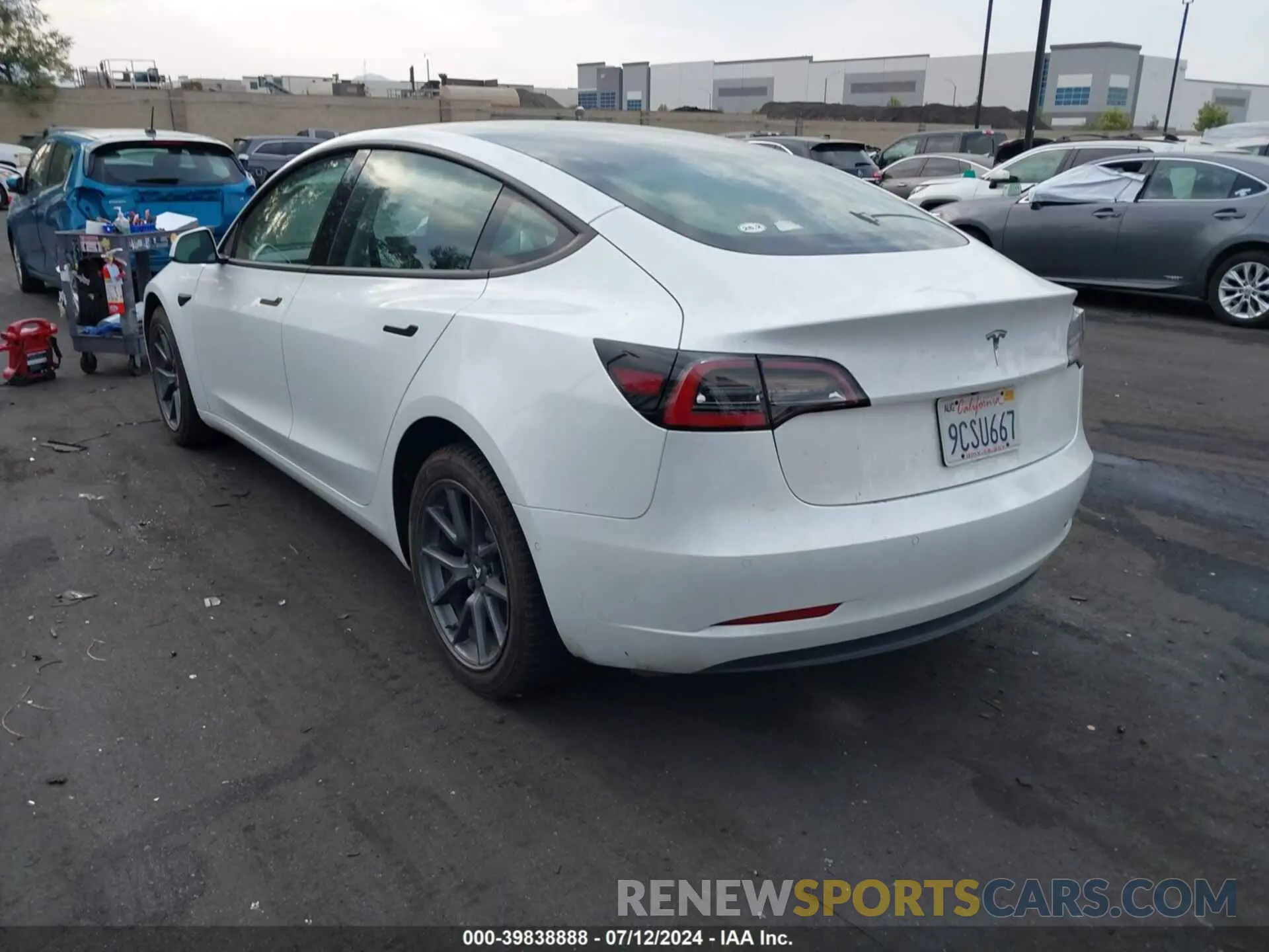 3 Фотография поврежденного автомобиля 5YJ3E1EA0NF333166 TESLA MODEL 3 2022