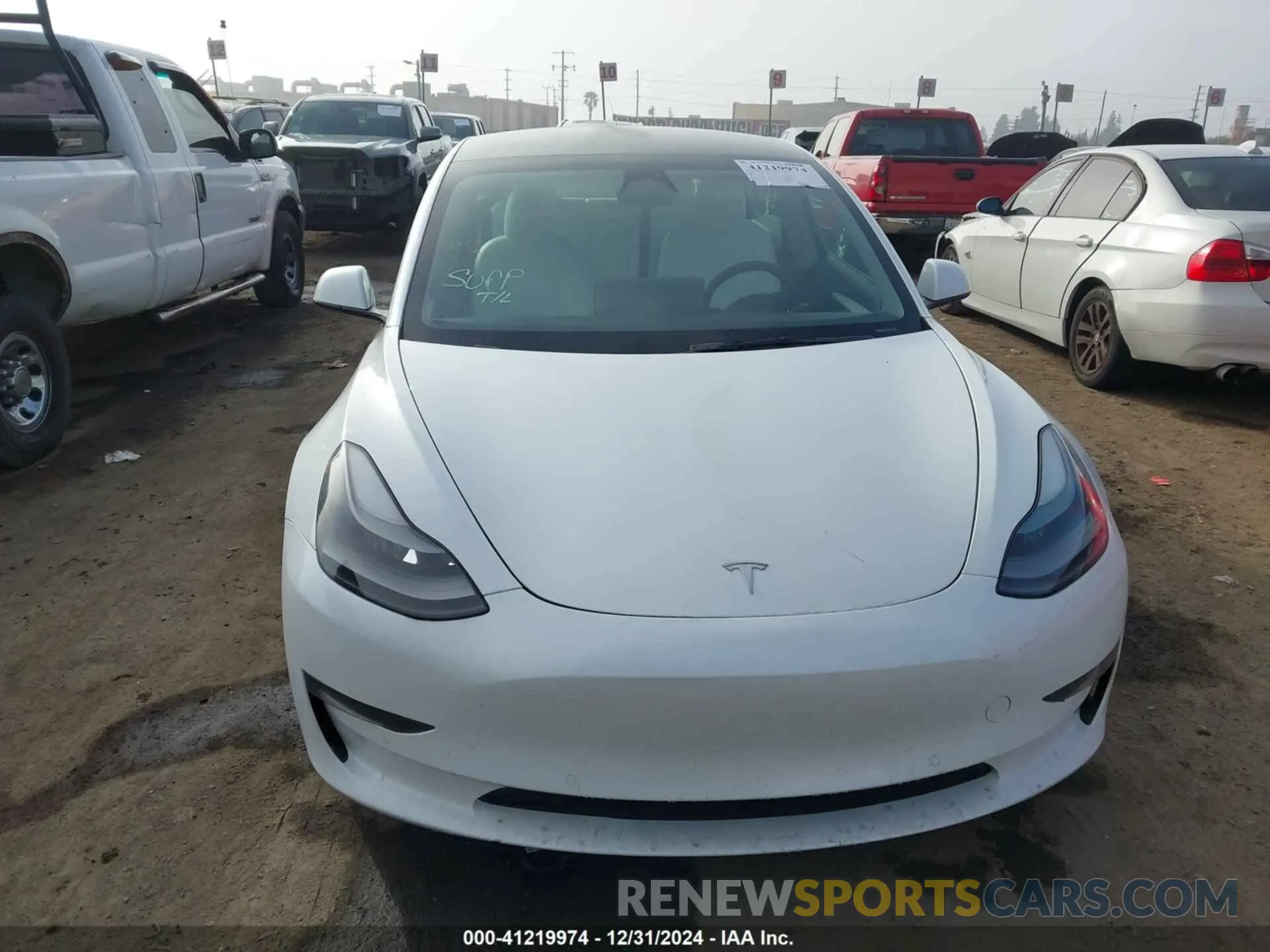 12 Photograph of a damaged car 5YJ3E1EA0NF336522 TESLA MODEL 3 2022