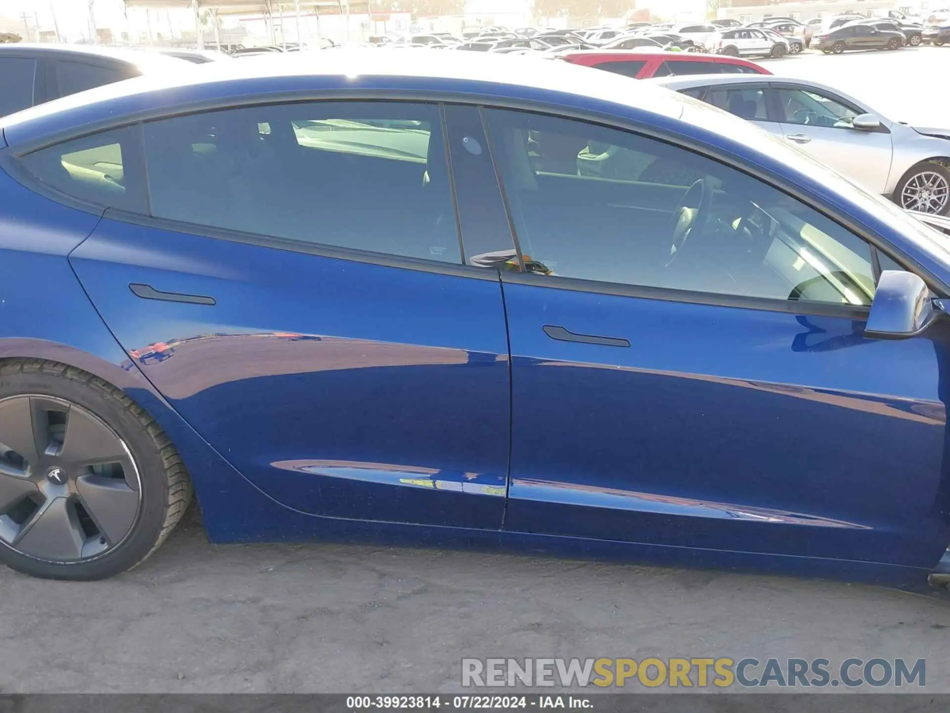 13 Photograph of a damaged car 5YJ3E1EA0NF338643 TESLA MODEL 3 2022