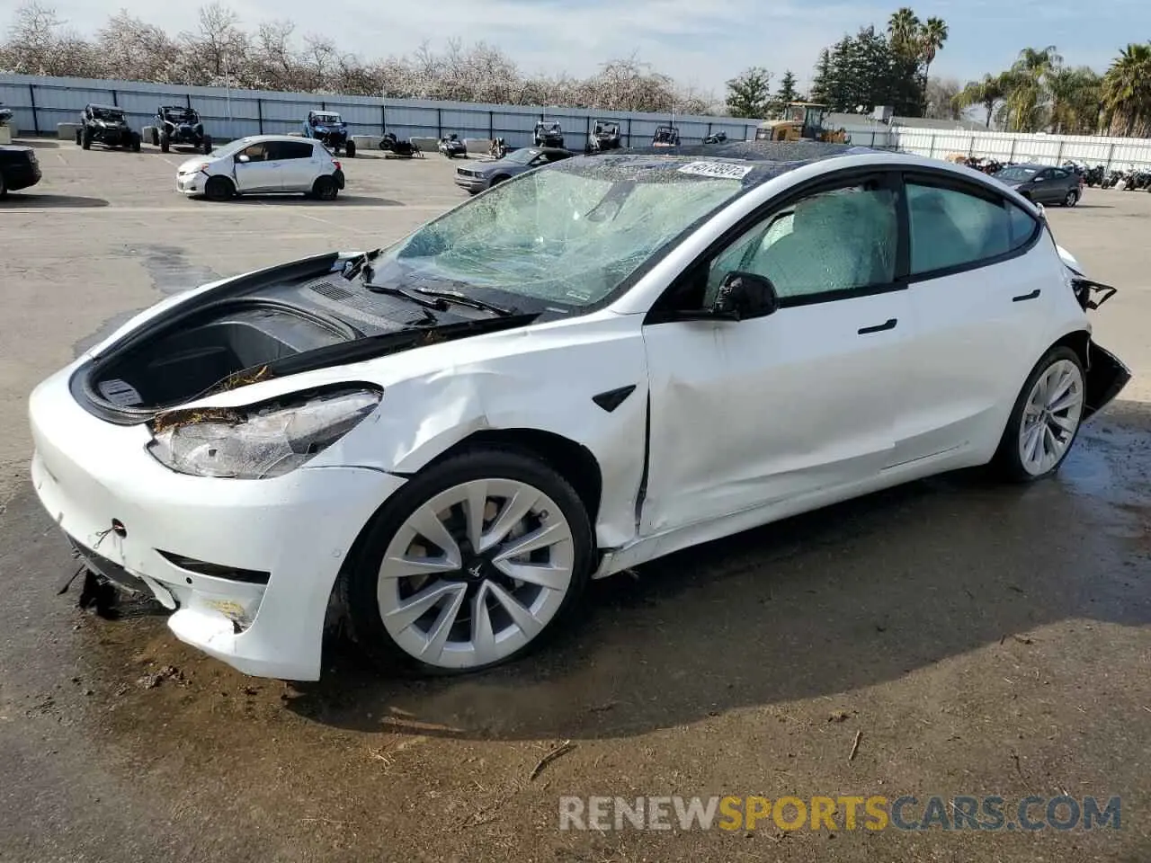 1 Фотография поврежденного автомобиля 5YJ3E1EA0NF352803 TESLA MODEL 3 2022