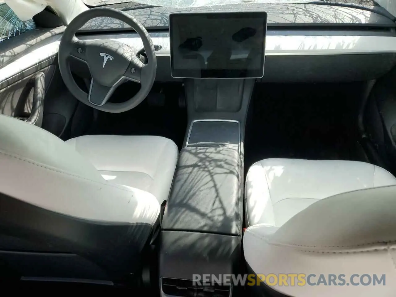 8 Фотография поврежденного автомобиля 5YJ3E1EA0NF352803 TESLA MODEL 3 2022