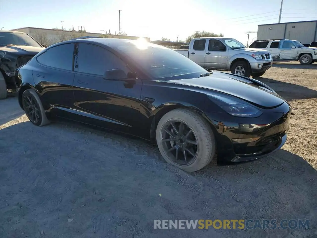 4 Фотография поврежденного автомобиля 5YJ3E1EA0NF358424 TESLA MODEL 3 2022