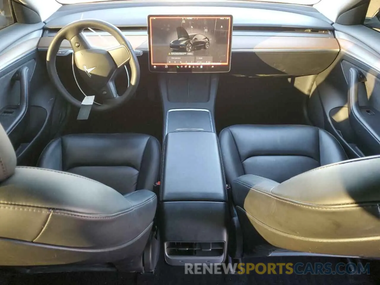 8 Фотография поврежденного автомобиля 5YJ3E1EA0NF358424 TESLA MODEL 3 2022