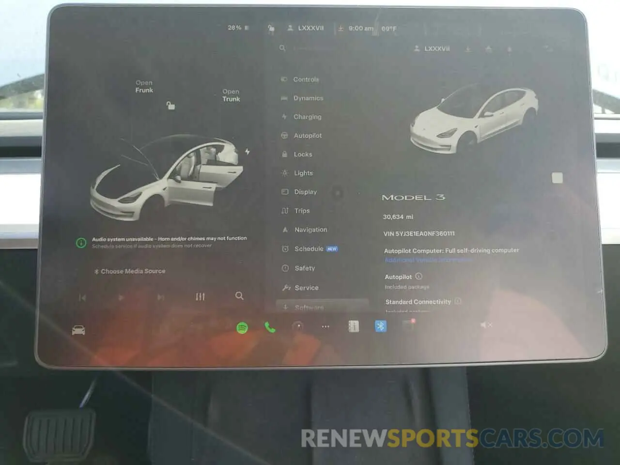 9 Фотография поврежденного автомобиля 5YJ3E1EA0NF360111 TESLA MODEL 3 2022