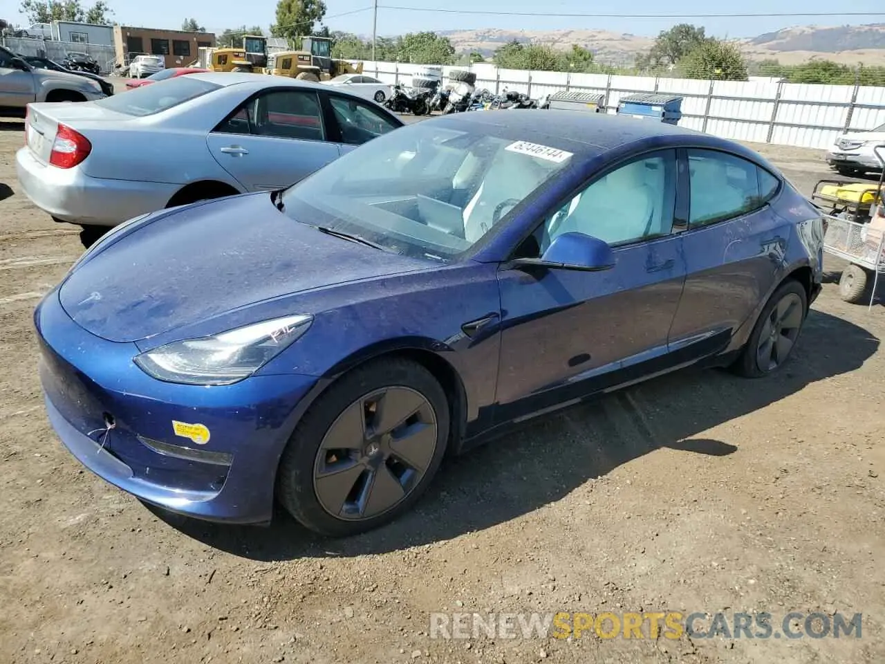 1 Фотография поврежденного автомобиля 5YJ3E1EA0NF361050 TESLA MODEL 3 2022
