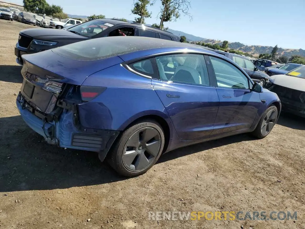 3 Фотография поврежденного автомобиля 5YJ3E1EA0NF361050 TESLA MODEL 3 2022