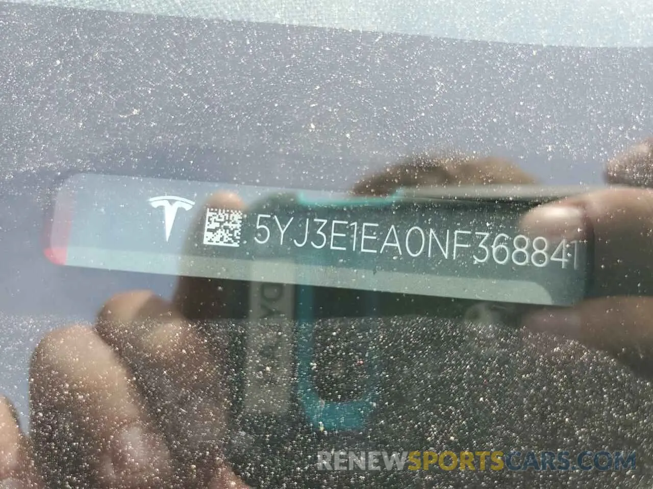 12 Photograph of a damaged car 5YJ3E1EA0NF368841 TESLA MODEL 3 2022