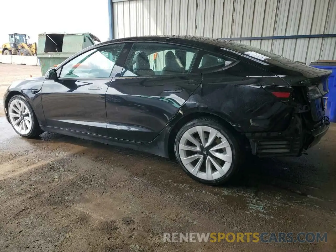 2 Photograph of a damaged car 5YJ3E1EA0NF369620 TESLA MODEL 3 2022