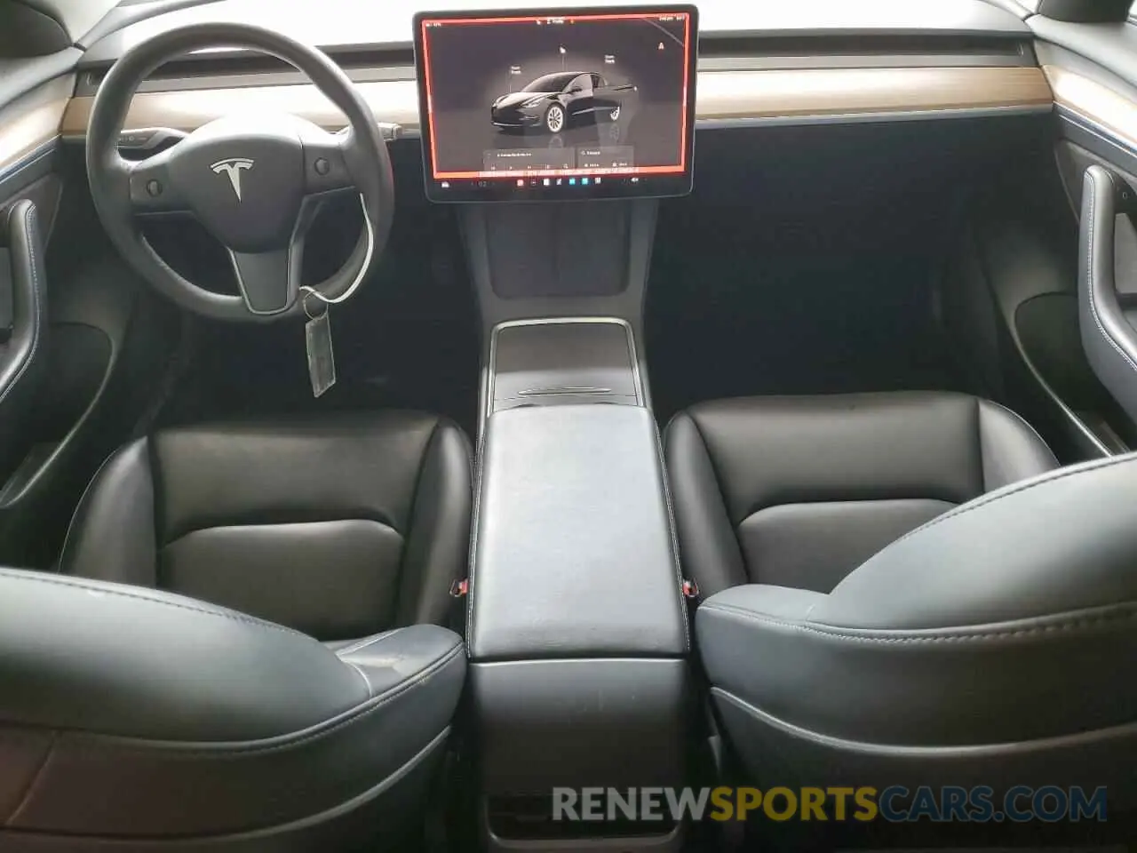 8 Photograph of a damaged car 5YJ3E1EA0NF369620 TESLA MODEL 3 2022