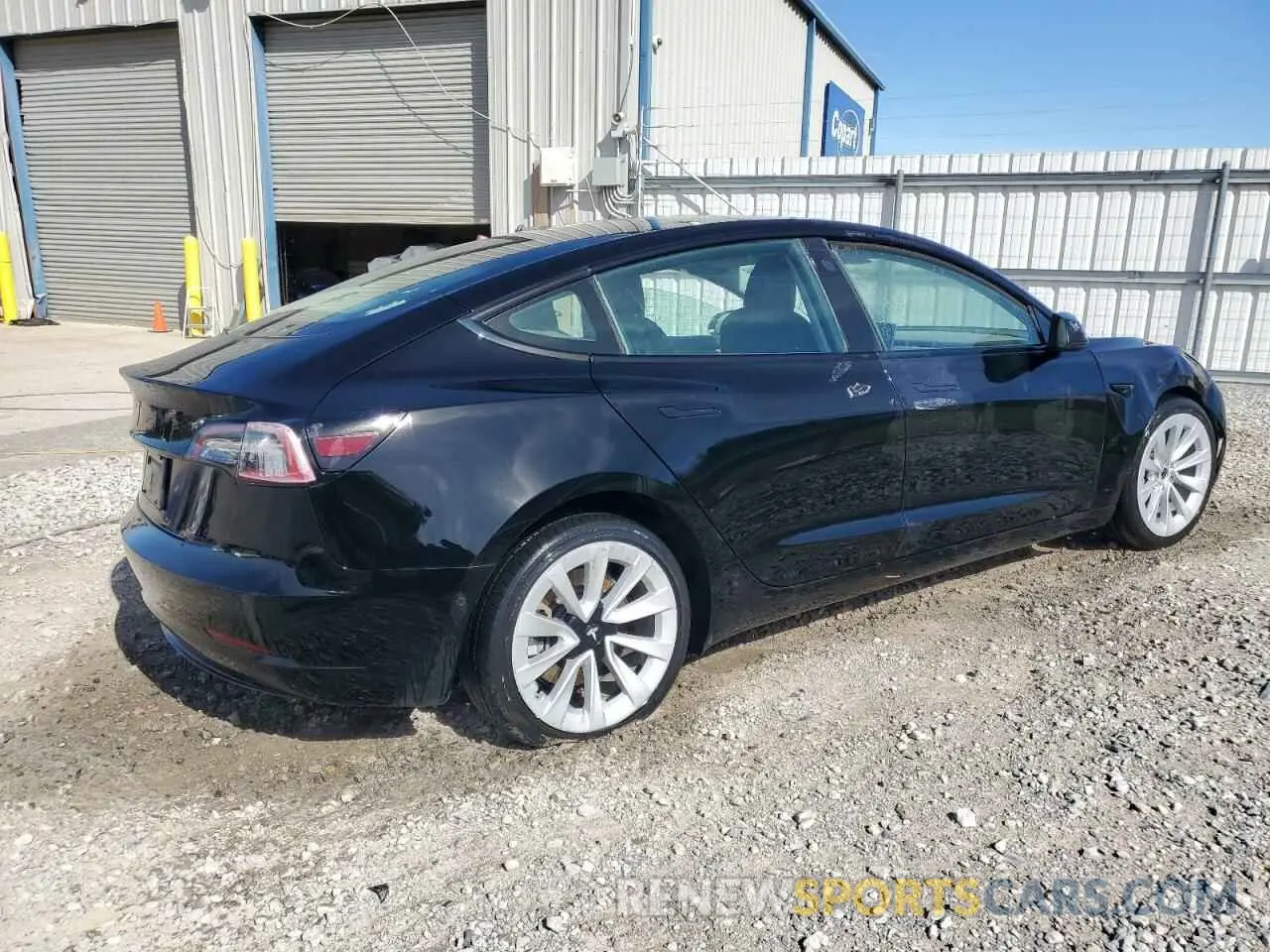3 Photograph of a damaged car 5YJ3E1EA0NF369679 TESLA MODEL 3 2022