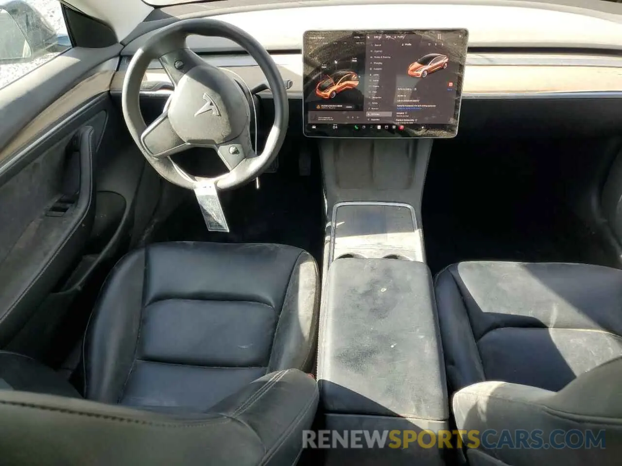 8 Photograph of a damaged car 5YJ3E1EA0NF369679 TESLA MODEL 3 2022