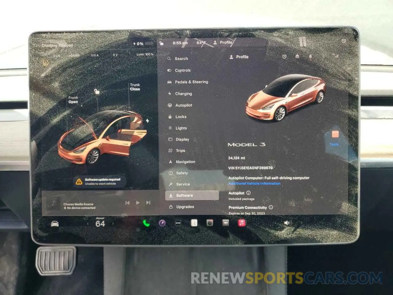 9 Photograph of a damaged car 5YJ3E1EA0NF369679 TESLA MODEL 3 2022
