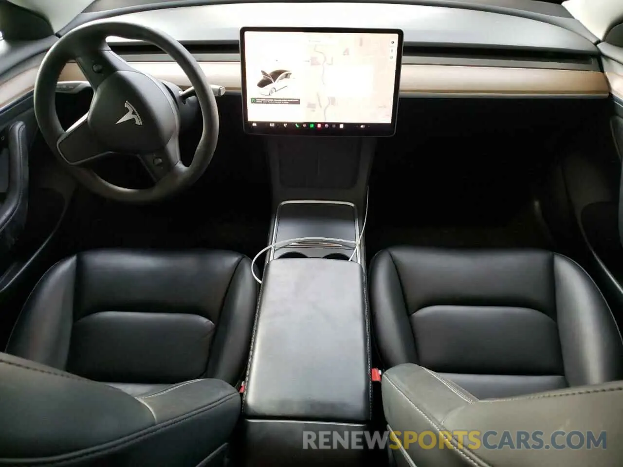 8 Photograph of a damaged car 5YJ3E1EA0NF370184 TESLA MODEL 3 2022