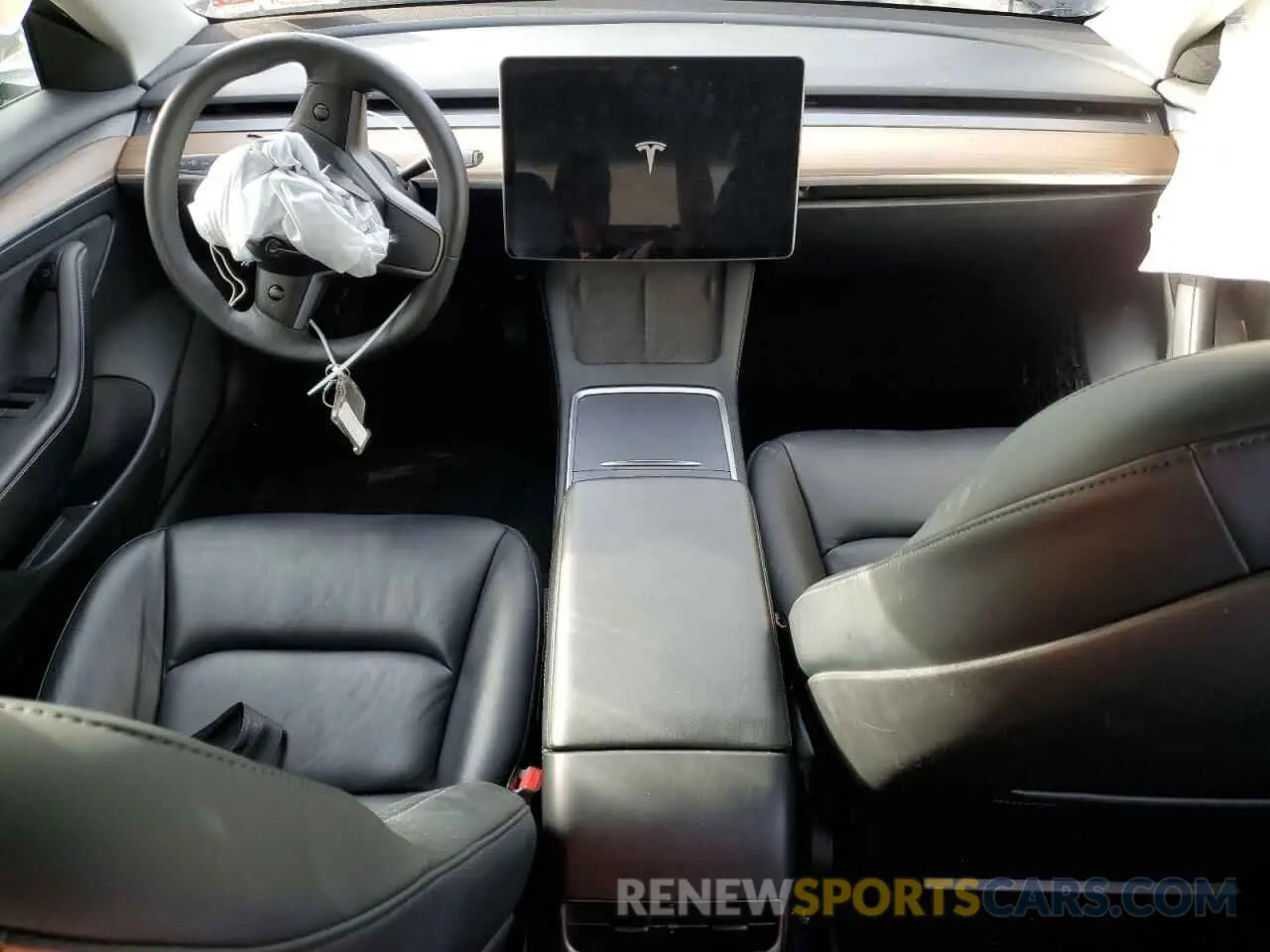 8 Photograph of a damaged car 5YJ3E1EA0NF370556 TESLA MODEL 3 2022