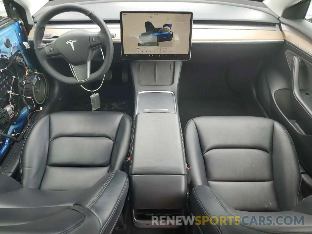 8 Photograph of a damaged car 5YJ3E1EA0NF371271 TESLA MODEL 3 2022