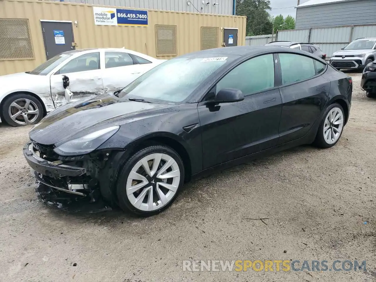 1 Фотография поврежденного автомобиля 5YJ3E1EA0NF372095 TESLA MODEL 3 2022