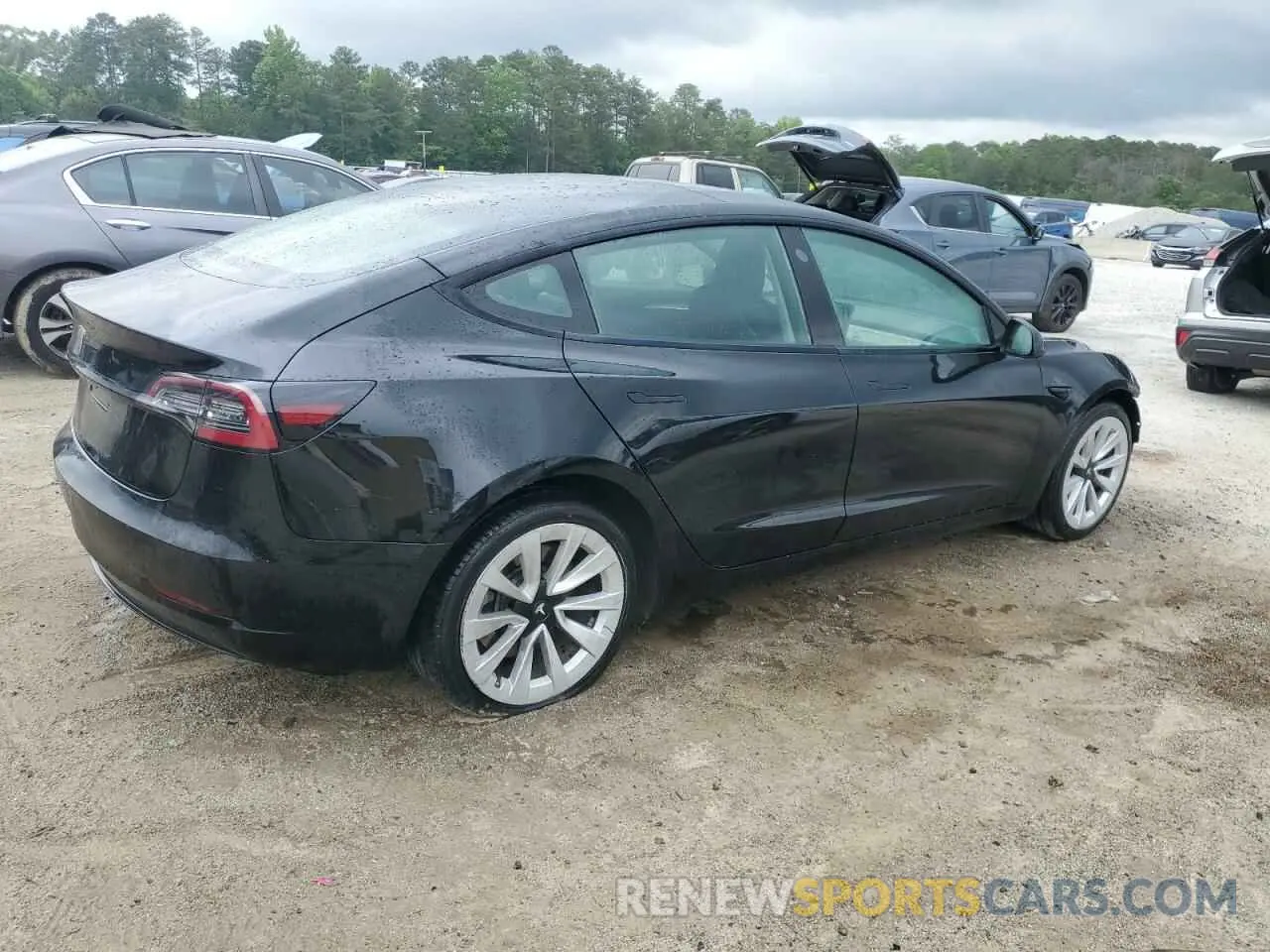 3 Фотография поврежденного автомобиля 5YJ3E1EA0NF372095 TESLA MODEL 3 2022