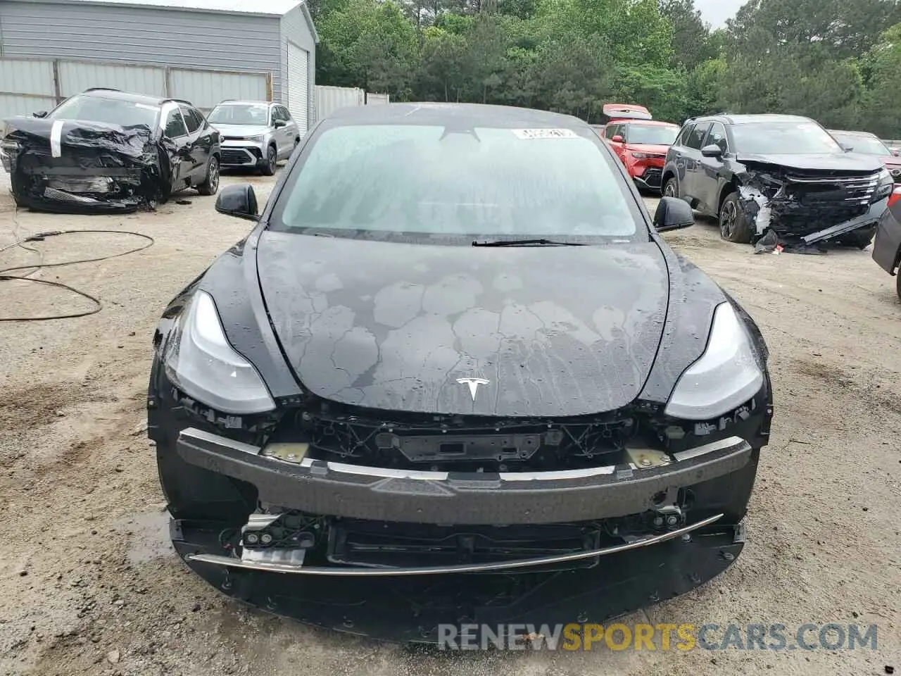 5 Фотография поврежденного автомобиля 5YJ3E1EA0NF372095 TESLA MODEL 3 2022