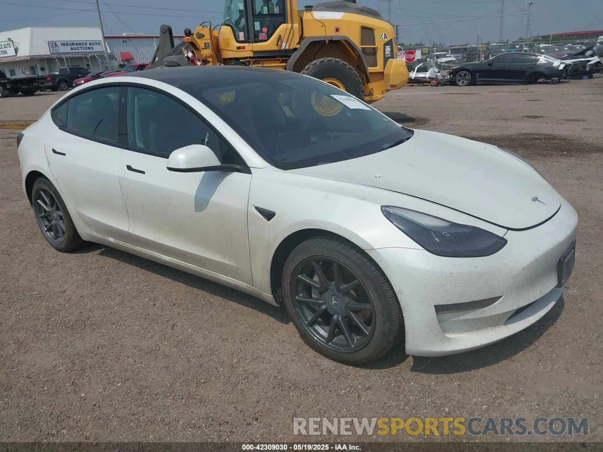 1 Photograph of a damaged car 5YJ3E1EA1NF102485 TESLA MODEL 3 2022